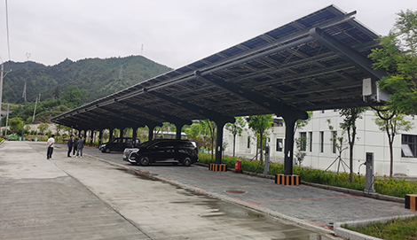 Industrial & Commercial Solar Carport EV Charging Station & Grid‑Connected Cabinet Project Completed